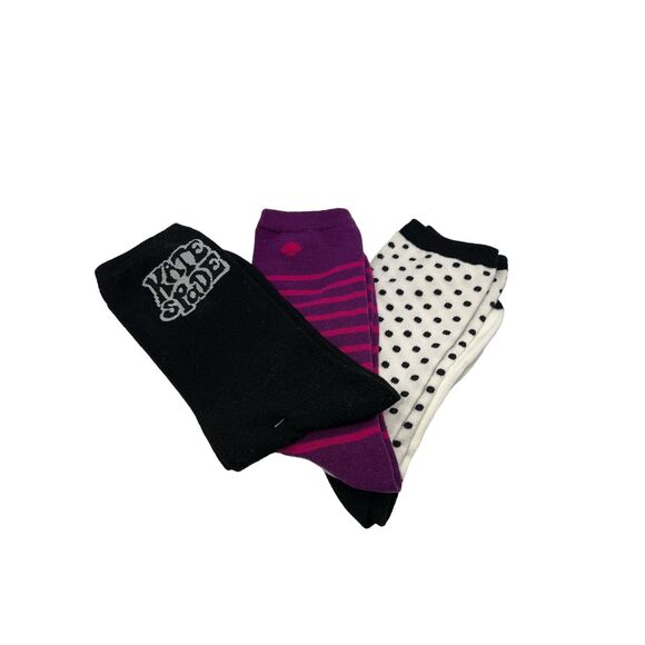 Kate Spade Woman Socks Set of 3 - Picture 2 of 2